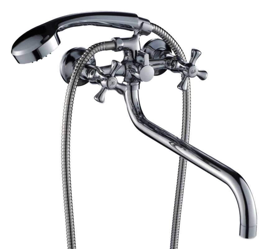 Изображение товара Смеситель для ванны и душа Orange Classic M71-221cr с поворотным изливом и комплектом душа