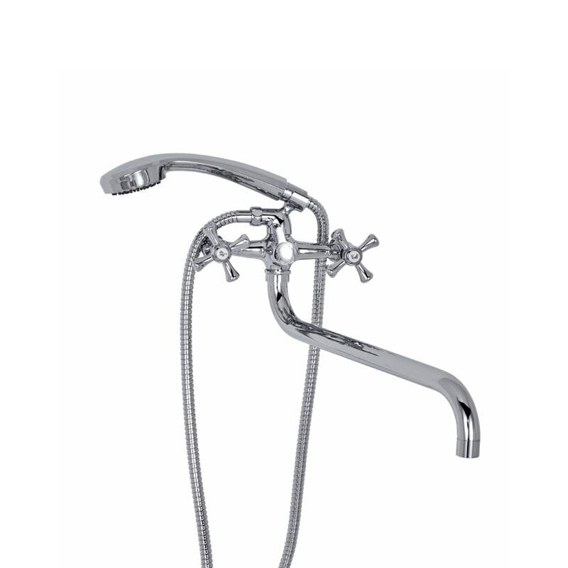 Изображение товара Смеситель для ванны и душа Orange Classic M71-221cr с поворотным изливом и комплектом душа