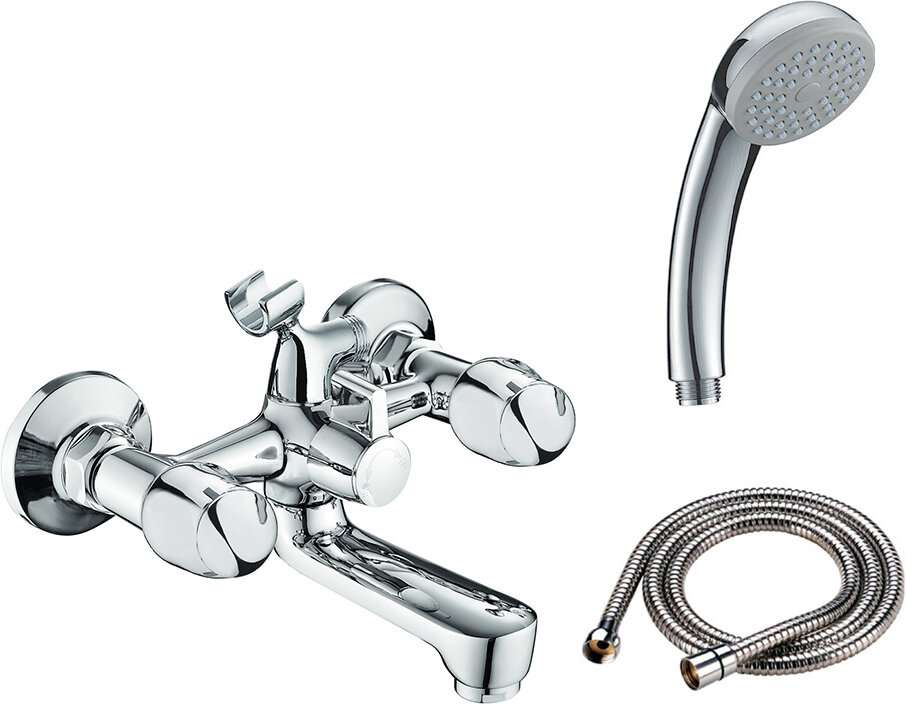 Изображение товара Смеситель для ванны и душа Orange Classic S M75-212cr, двухвентильный, хром