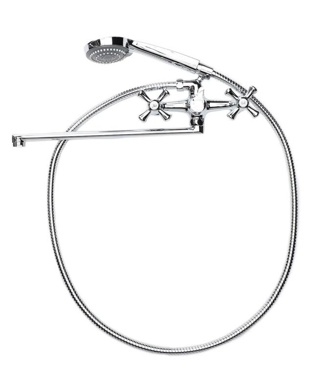 Изображение товара Смеситель Orange Classic M71-211cr для ванны и душа хром с душевым набором