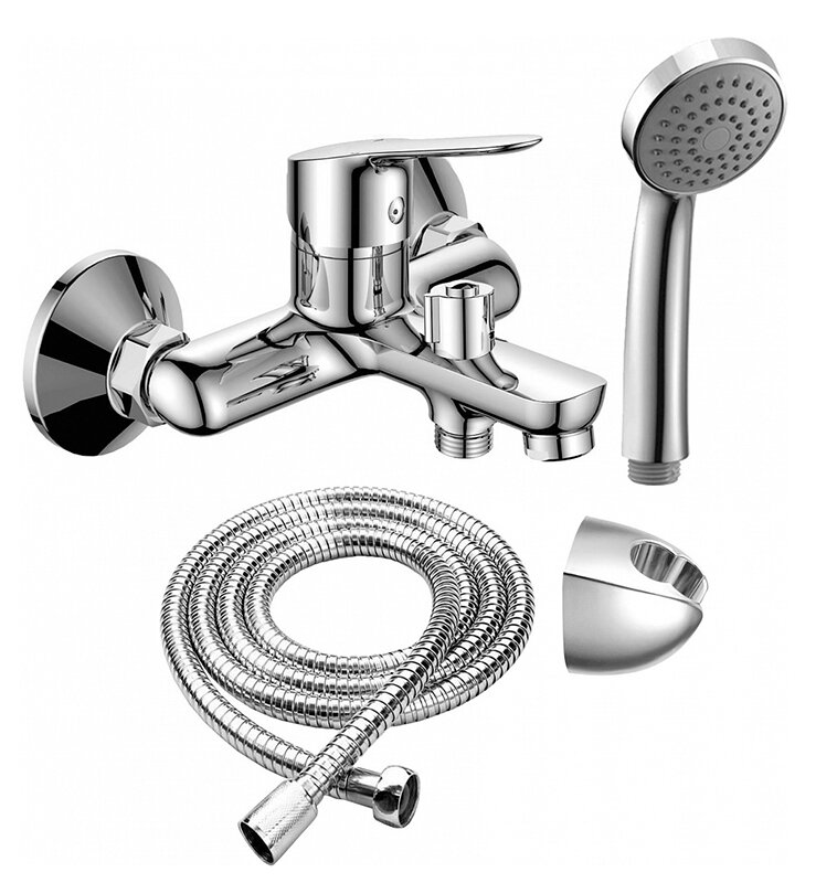 Изображение товара Смеситель Rush Crete CR3535-44 для ванны и душа хром современный стиль