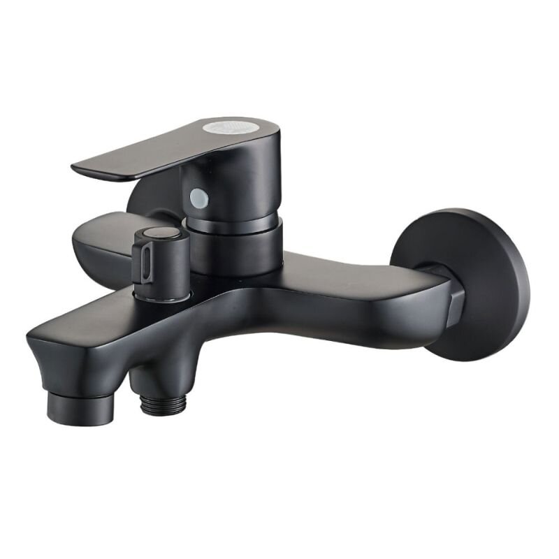 Изображение товара Смеситель Orange Aristo для ванны и душа черный матовый M19-100b