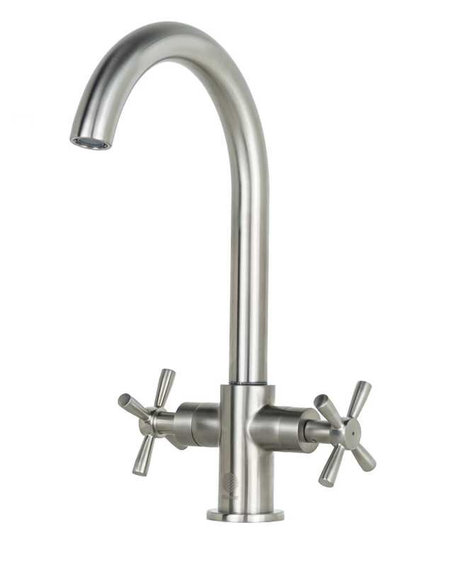 Изображение товара Смеситель Orange Mia для кухонной мойки никель матовый M34-821Ni