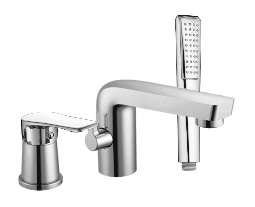 Изображение товара Смеситель Orange Berti M17-333cr на борт ванны, хром