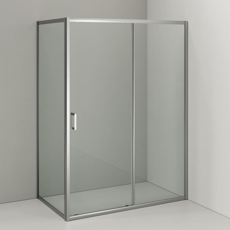 Изображение товара Душевой уголок Orange E23-14080TCR, 140 x 80 см, без поддона, стекло прозрачное, профиль хром