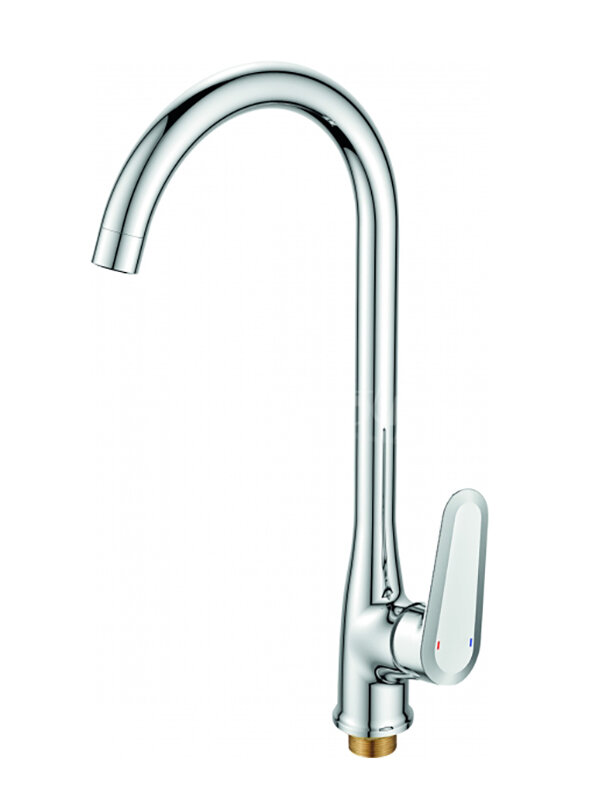 Изображение товара Смеситель для кухни Rush Devon DE7535-22 высокий хром современный дизайн Изображение товара Смеситель для кухни Rush Devon DE7535-22 высокий хром современный дизайн