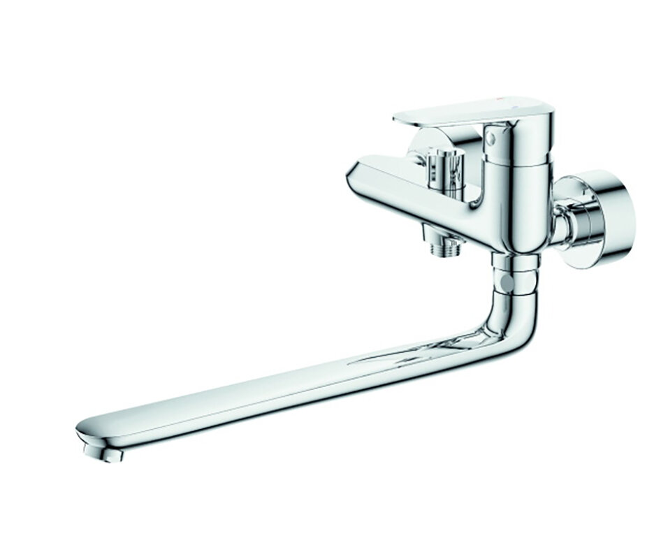 Изображение товара Смеситель для ванны и душа Rush Devon DE7535-51 хром однорычажный с поворотным изливом