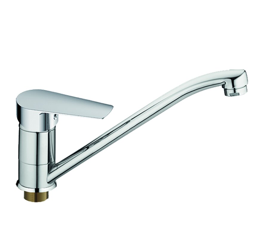 Изображение товара Смеситель для кухни Rush Disco DI6935-26 с поворотным изливом и глянцевым хромом