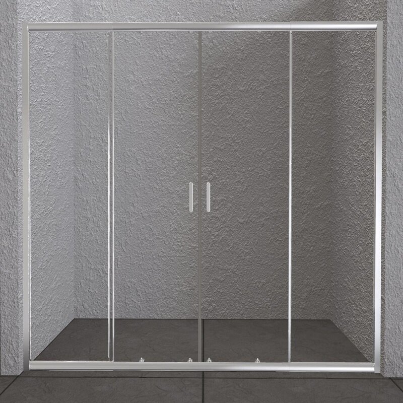 Изображение товара Душевая дверь раздвижная BelBagno UNIQUE-BF-2 150/180 см хром стекло Изображение товара Душевая дверь раздвижная BelBagno UNIQUE-BF-2 150/180 см хром стекло