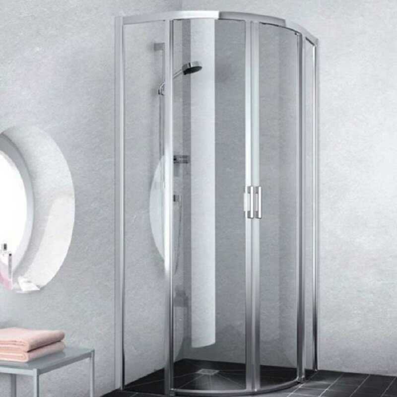 Изображение товара Душевой уголок Kermi Liga LI С55 09020VAK серая отделка и 90x90 см