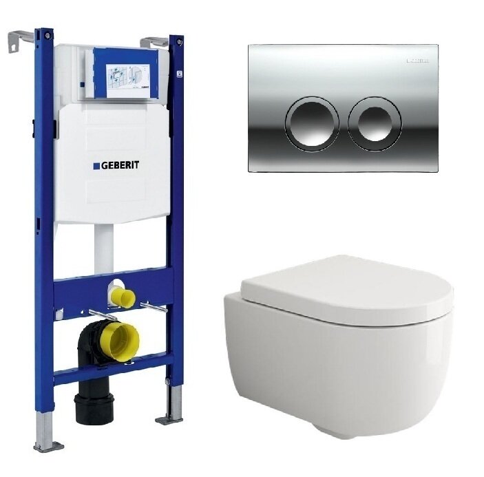 Изображение товара Инсталляция Geberit с унитазом Bocchi Parma 1417-001-0129 подвесной с микролифтом