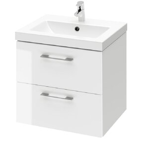 Изображение товара Тумба под раковину Cersanit Lara 64131, 50 см, подвесная, белая