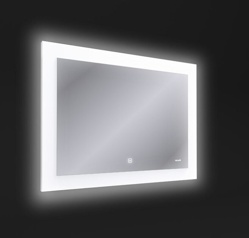 Изображение товара Зеркало с LED-подсветкой антизапотеванием 100х80 см Cersanit Design LU-LED030*100-D-OS