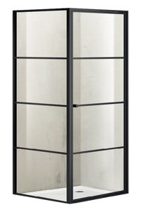 Изображение товара Душевое ограждение Azario Neptum Richmond 100 x 100 см, стекло прозрачное, черный, AZ- NAG1221 1000 BLACK
