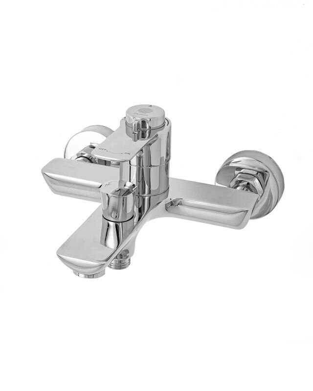 Изображение товара Термостатический смеситель Orange Thermo T19-100cr для ванны и душа хром Германия