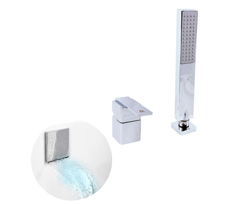 Изображение товара Смеситель каскадный на борт ванны Rav-Slezak Loira LR563.5Y, на 2 отверстия, хром