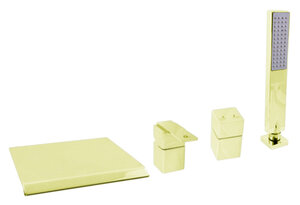 Изображение товара Каскадный смеситель для ванны Rav-Slezak Loira LR574.5PZ золото 4 отверстия