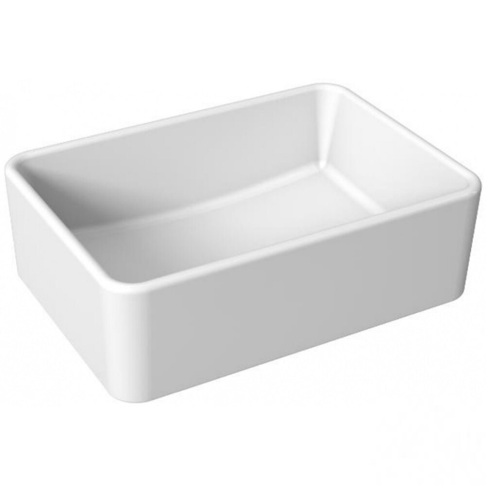 Изображение товара Раковина Roca Mila 7.3270.0.B00.0 прямоугольная белая из керамики 35x50 см