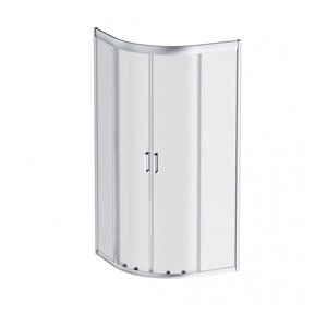 Изображение товара Душевой уголок Am.Pm Gem W90G-401-080WT, 80 х 80 см, профиль матовое серебро, стекло прозрачное