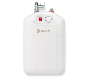 Изображение товара Водонагреватель накопительный Eldom Extra Life, 10 литров, с верхним подключением (под мойкой), 72325PMP