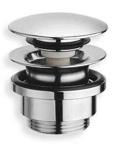 Изображение товара Донный клапан Cristina UD42551 универсальный хром автоматический перелив