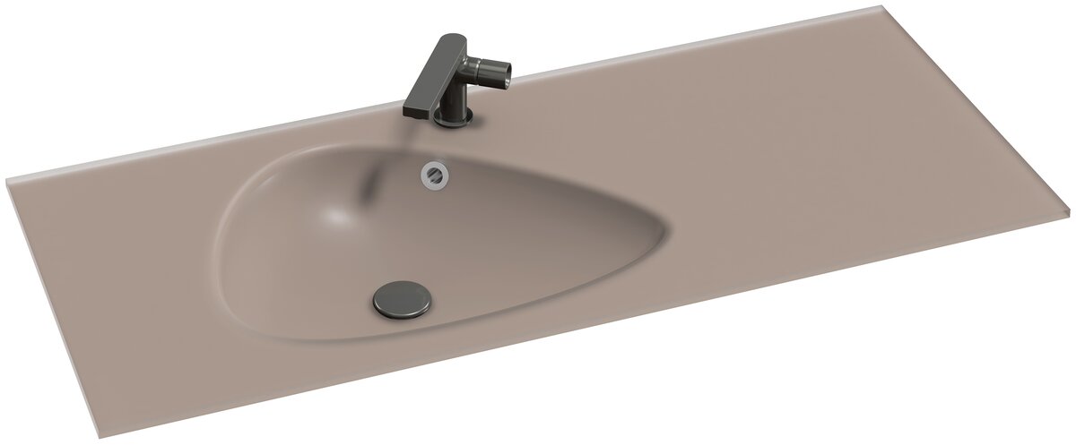 Изображение товара Раковина-столешница Jacob Delafon Nouvelle Vague EB3022-DE3, стекло, бронза, 120 см