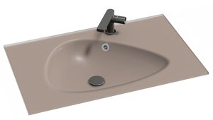 Изображение товара Раковина-столешница Jacob Delafon Nouvelle Vague EB3020-DE3, 80 см, стеклянная, бронза, матовая