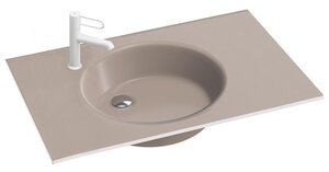 Изображение товара Стеклянная раковина Jacob Delafon Odeon Rive Gauche EB2562-DE3, 80 см, бронза матовая