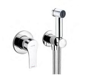 Изображение товара Гигиенический душ Kludi Zenta SL, 489980565, со смесителем, хром