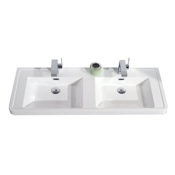 Изображение товара Раковина из искусственного мрамора BelBagno EA-1200-2-LVB 120x48 см угловая