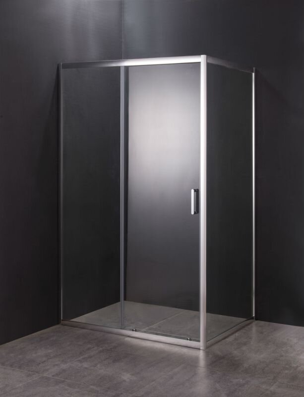 Изображение товара Душевой уголок Orange E23-16090TCR 160х90 см без поддона с раздвижной дверью и прозрачным стеклом