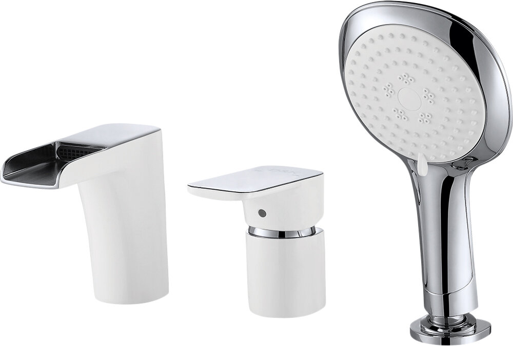 Изображение товара Смеситель D&K Berlin Steinbeis DA1434216 на борт ванны с однорычажным управлением