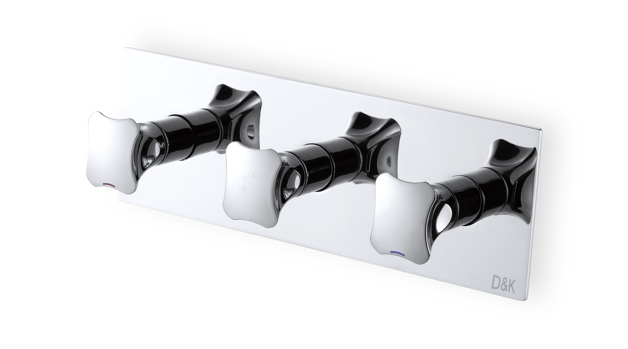 Изображение товара Смеситель DQ Grimm Hessen DA1384801 с внутренней частью, для ванны и душа, хром