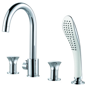 Изображение товара Смеситель D&K Grimm Hessen DA1384901 на борт ванны хром для ванной комнаты