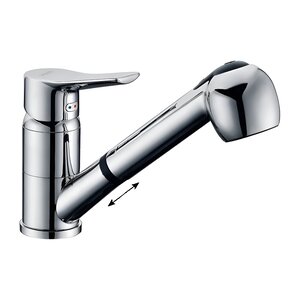 Изображение товара Смеситель для кухонной мойки D&K Mosel Rhein DA1262501 с вытягиваемым изливом