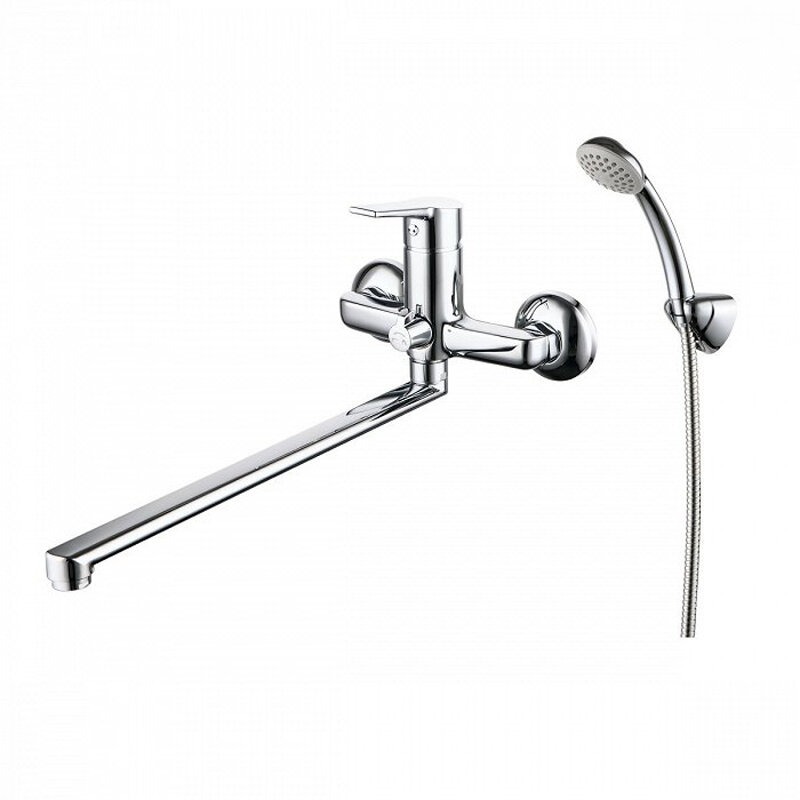 Изображение товара Смеситель для ванной и душа Milardo Stripe STRSB02M10 хром с душевым гарнитуром