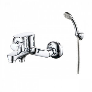 Изображение товара Смеситель для ванны и душа Milardo Horizont HORSB02M02, с душевым гарнитуром, хром