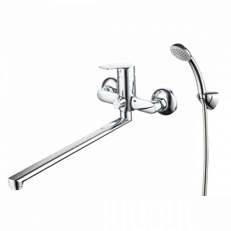 Изображение товара Смеситель для ванны и душа Milardo Horizont HORSB02M10, с душевым гарнитуром, хром