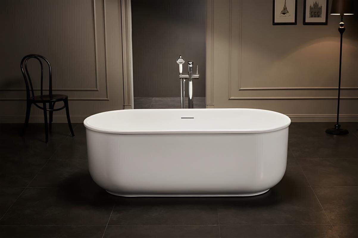 Изображение товара Ванна акриловая BelBagno BB401-1700-800, 170 х 80 см, слив-перелив в комплекте, белая Изображение товара Ванна акриловая BelBagno BB401-1700-800, 170 х 80 см, слив-перелив в комплекте, белая