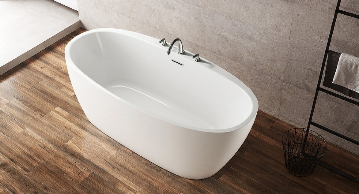 Изображение товара Акриловая ванна BelBagno BB404-1700-800 170x80 см овальная стильная