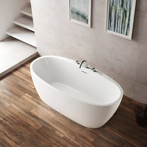 Изображение товара Ванна акриловая BelBagno BB404-1700-800, 170 х 80 см, слив-перелив в комплекте, белая