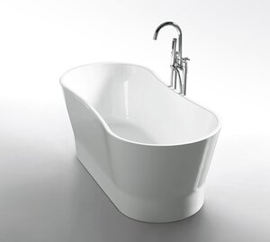 Изображение товара Ванна акриловая BelBagno BB406-1650-730, 165 х 75 см, белая