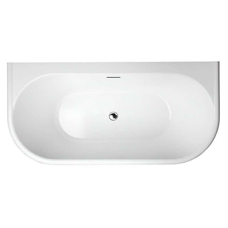 Изображение товара Ванна акриловая BelBagno BB408-1700-800, 170 х 80 см, слив-перелив в комплекте, белая