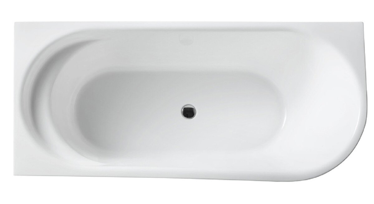 Изображение товара Акриловая ванна BelBagno BB410-1500-780-L/R 150x80 см с хром сливом-переим