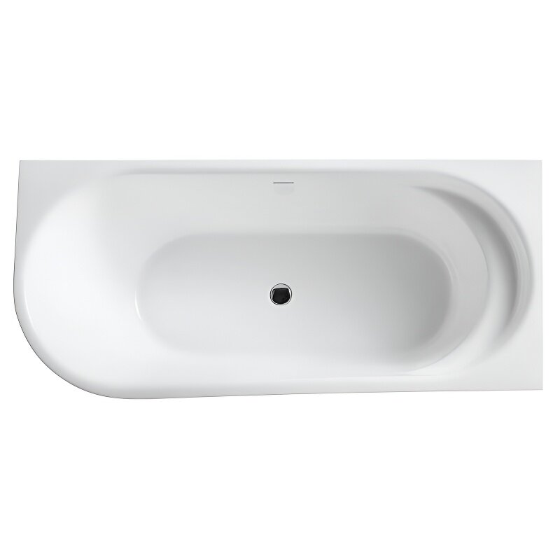 Изображение товара Ванна акриловая BelBagno BB410-1500-780-L/R, 150 х 80 см, слив-перелив в комплекте, белая Изображение товара Ванна акриловая BelBagno BB410-1500-780-L/R, 150 х 80 см, слив-перелив в комплекте, белая