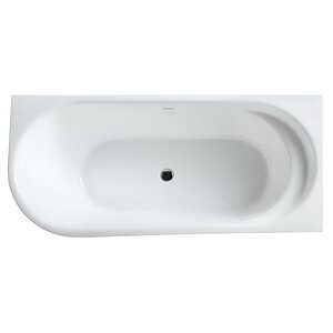 Изображение товара Ванна акриловая BelBagno BB410-1500-780-L/R, 150 х 80 см, слив-перелив в комплекте, белая