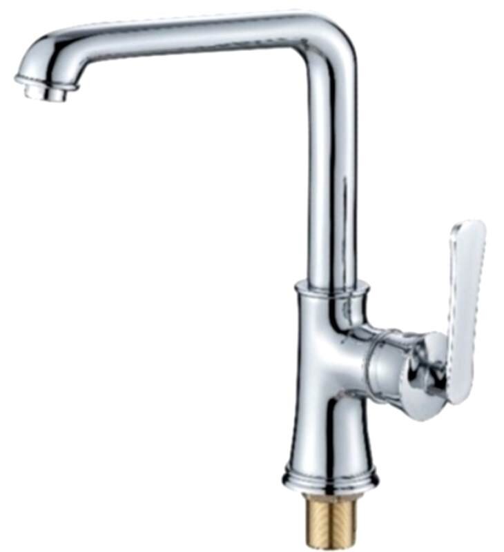 Изображение товара Смеситель для кухни Rush Flores FL0835-22 высокий хром с поворотным изливом
