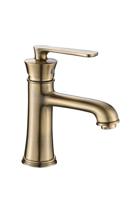 Изображение товара Смеситель для раковины Rush Flores FLB0835-17 бронза глянцевая горизонтальный монтаж