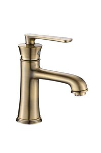 Изображение товара Смеситель для раковины Rush Flores FLB0835-17 бронза глянцевая горизонтальный монтаж