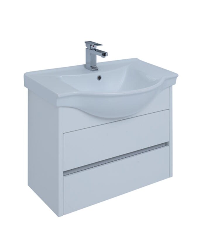 Изображение товара Тумба под раковину Aquanet Сидней 60 глянцевая белая Россия